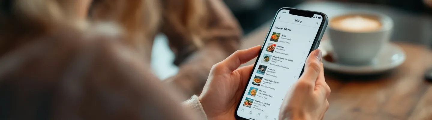 Couple Scanning QR Code